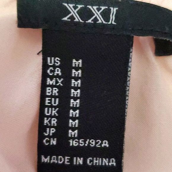 XXI Blush Pink Flare Long Sleeves Flowy Boho Romantic Top - Picture 9 of 10